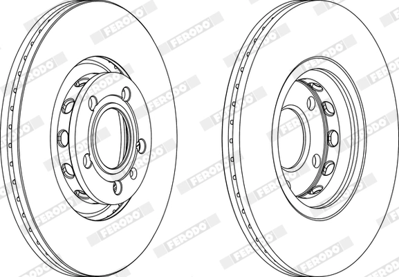 Disque de frein FERODO DDF1706