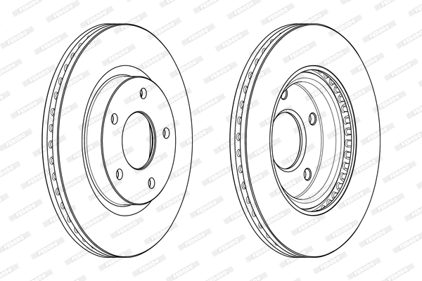 Disque de frein FERODO DDF2100C