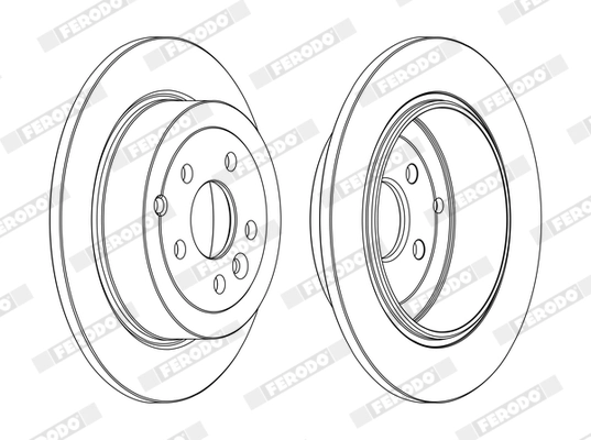 Disque de frein FERODO DDF1578C