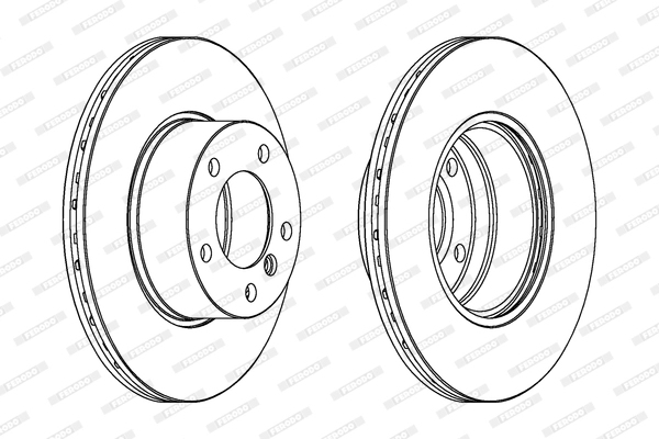 Disque de frein FERODO DDF834