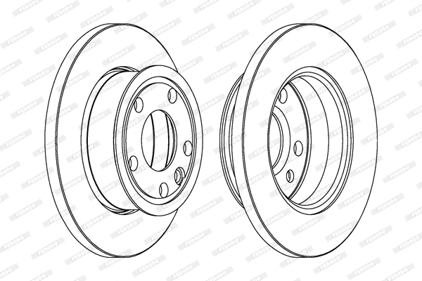 Disque de frein FERODO DDF426C