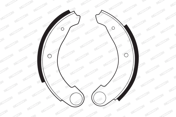 Jeu de mâchoires de frein FERODO FSB51