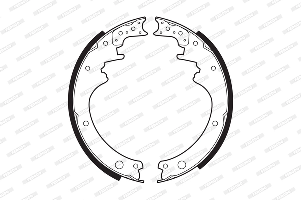 Jeu de mâchoires de frein FERODO FSB250