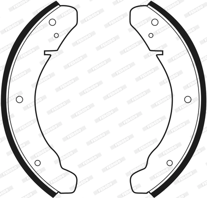 Jeu de mâchoires de frein FERODO FSB11