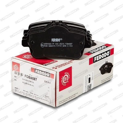 Kit de plaquettes de frein, frein à disque FERODO FDB4587