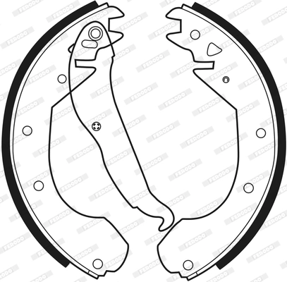 Jeu de mâchoires de frein FERODO FSB199