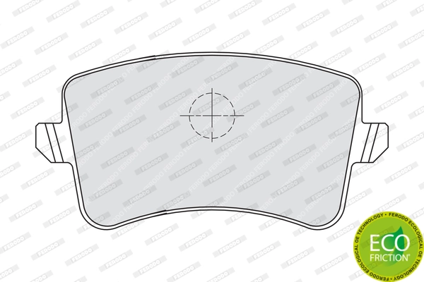 Kit de plaquettes de frein, frein à disque FERODO FDB4050