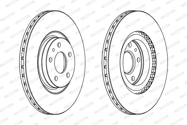 Disque de frein FERODO DDF797