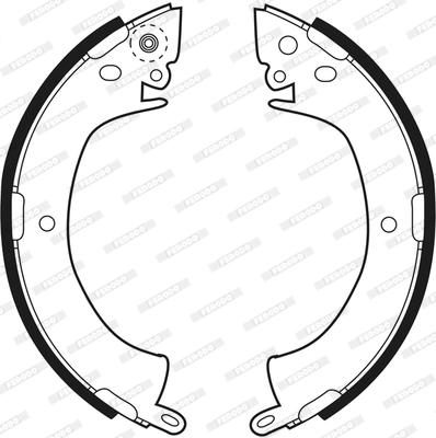 Jeu de mâchoires de frein FERODO FSB249