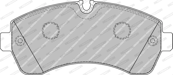 Kit de plaquettes de frein, frein à disque FERODO FVR1777