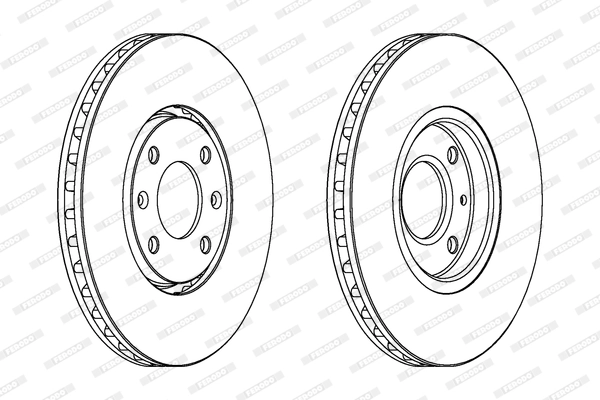 Disque de frein FERODO DDF841