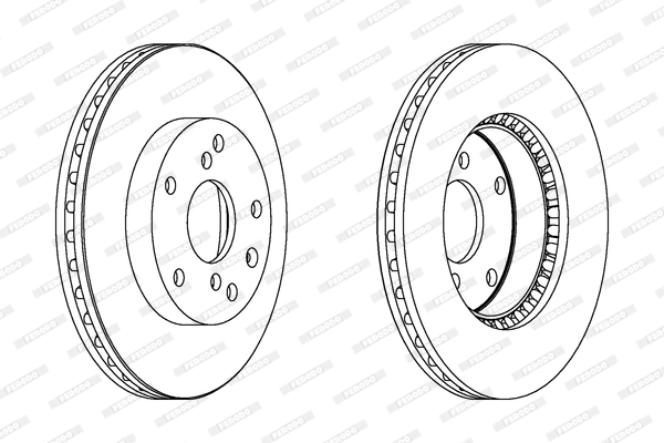 Disque de frein FERODO DDF1192