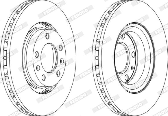 Disque de frein FERODO DDF264