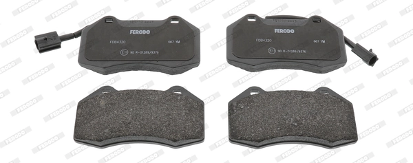 Kit de plaquettes de frein, frein à disque FERODO FDB4320