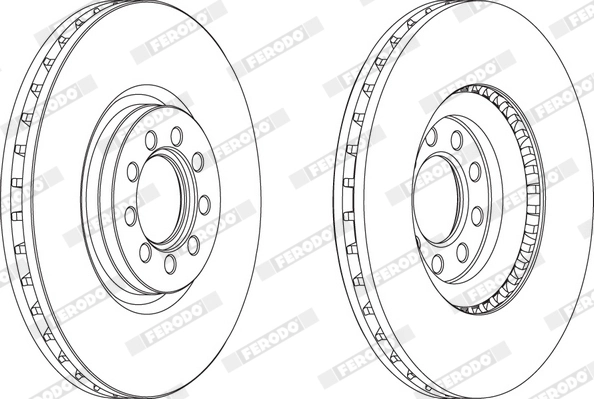 Disque de frein FERODO FCR317A