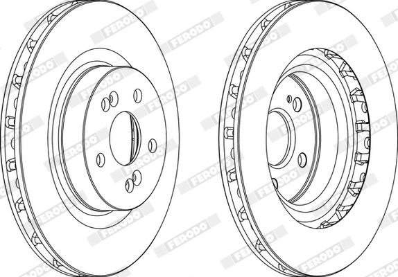 Disque de frein FERODO DDF1524C-1