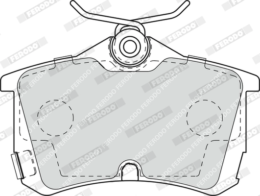Kit de plaquettes de frein, frein à disque FERODO FDB1506