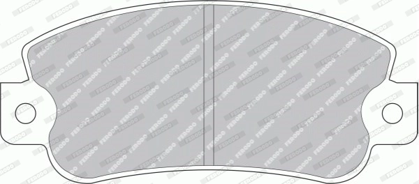 Kit de plaquettes de frein, frein à disque FERODO FDB351B