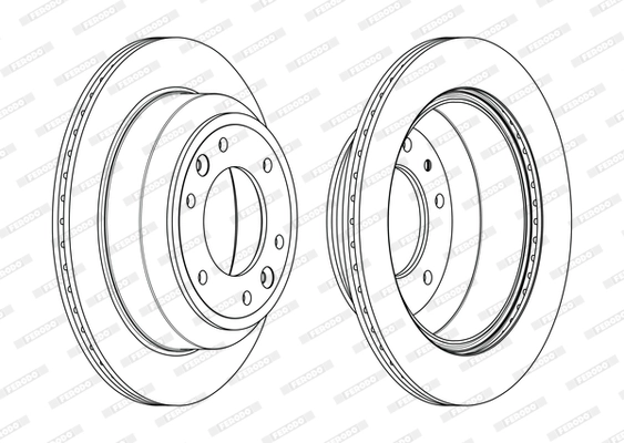 Disque de frein FERODO DDF2112C