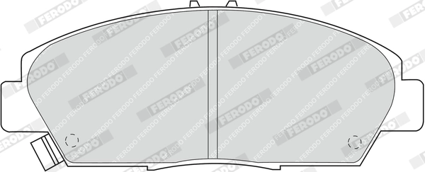 Kit de plaquettes de frein, frein à disque FERODO FDB904