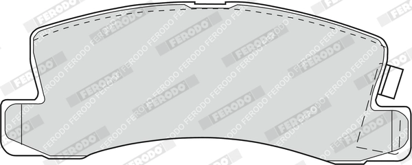 FERODO FDB478 — Гальмівні колодки, дискові
