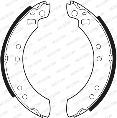 Jeu de mâchoires de frein FERODO FSB362