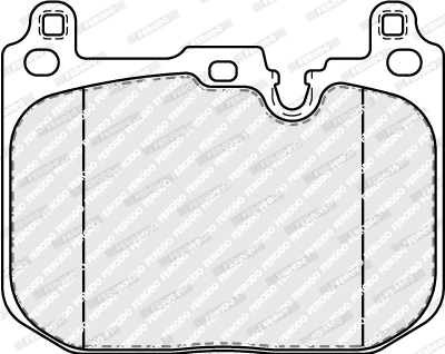 Kit de plaquettes de frein, frein à disque FERODO FDB5112