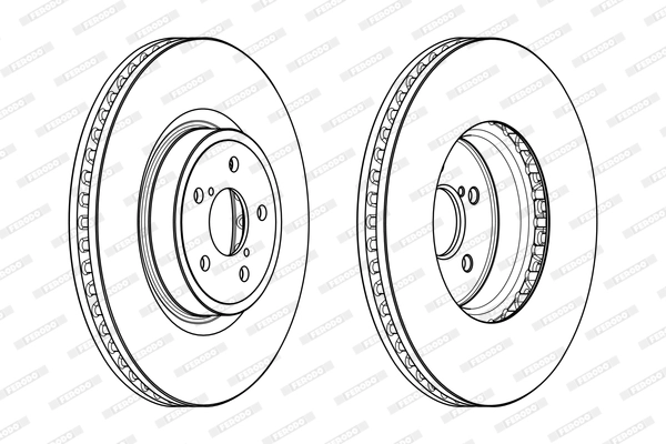 Disque de frein FERODO DDF1841C-1