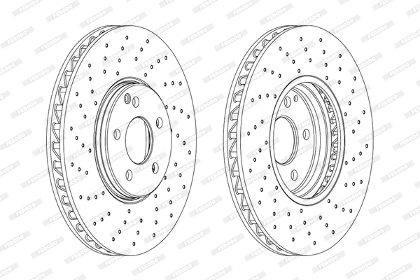 Disque de frein FERODO DDF1981LC-1