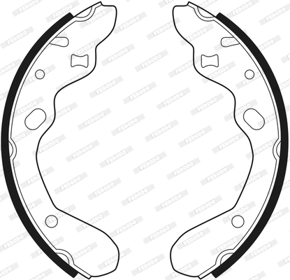 Jeu de mâchoires de frein FERODO FSB540