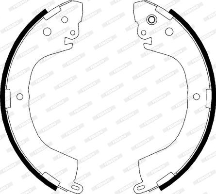 Jeu de mâchoires de frein FERODO FSB617