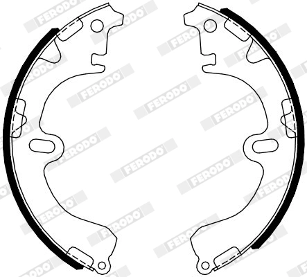 Jeu de mâchoires de frein FERODO FSB630