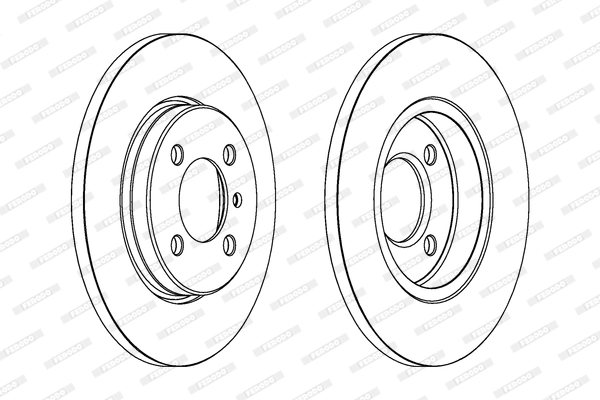 Disque de frein FERODO DDF062