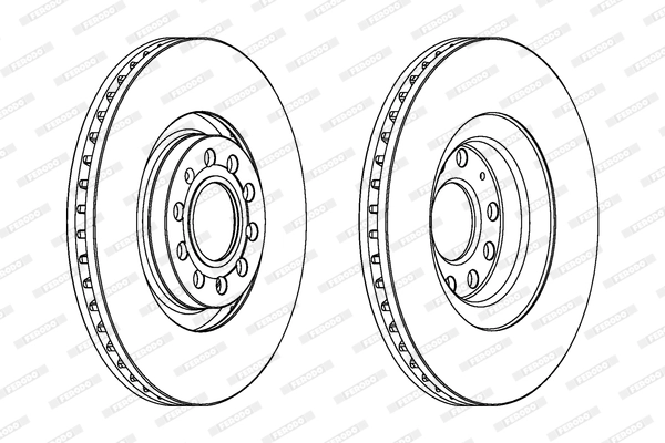 Disque de frein FERODO DDF1705C-1