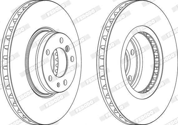 Disque de frein FERODO DDF832C-1