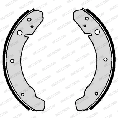 Jeu de mâchoires de frein FERODO FSB11