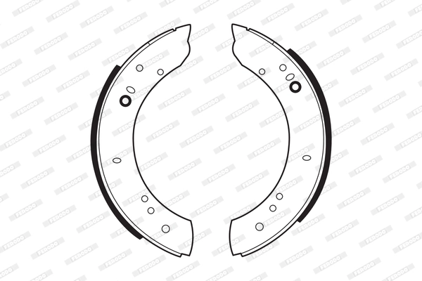 Jeu de mâchoires de frein FERODO FSB347