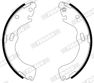 Jeu de mâchoires de frein FERODO FSB587