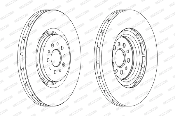 Disque de frein FERODO DDF1183C-1