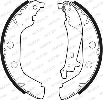 Jeu de mâchoires de frein FERODO FSB547