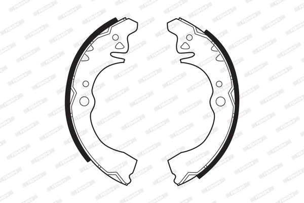 Jeu de mâchoires de frein FERODO FSB314