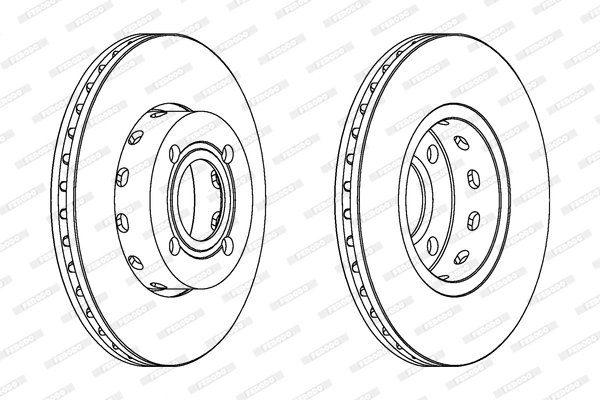 Disque de frein FERODO DDF471