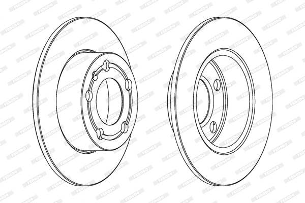 Disque de frein FERODO DDF929