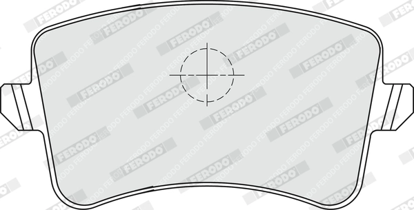 Kit de plaquettes de frein, frein à disque FERODO FDB4050