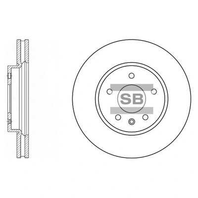 HI-Q SD3019 — Диск гальмівний