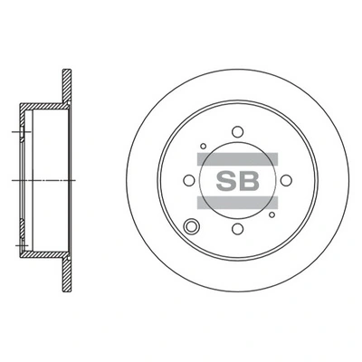 HI-Q SD1138 — Диск гальмівний