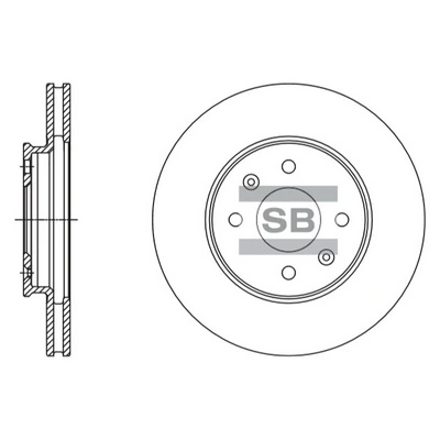 HI-Q SD1110 — Диск гальмівний