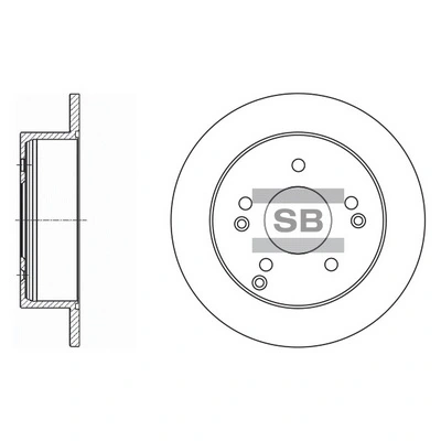 HI-Q SD1006 — Диск гальмівний