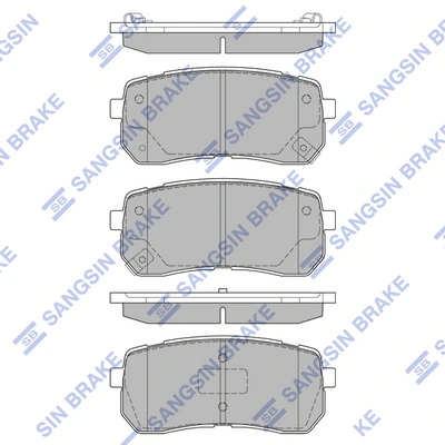 SANGSIN SP1192 — Колодка гальм. диск. HYUNDAI VERACRUZ задн. (вир-во SANGSIN)