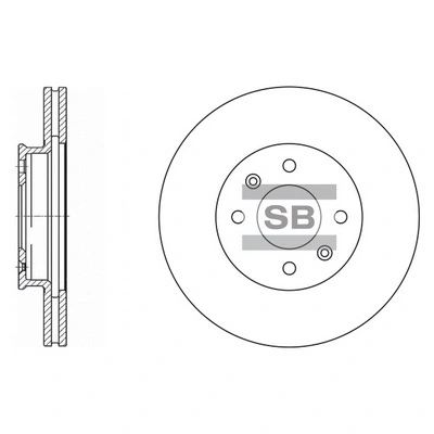 HI-Q SD2028 — Диск гальмівний